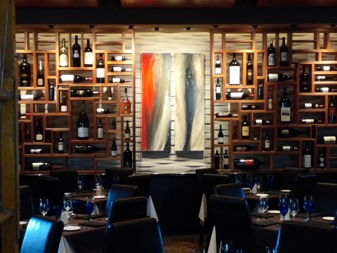 Painting Installation for Wine Bar in Dallas, Texas