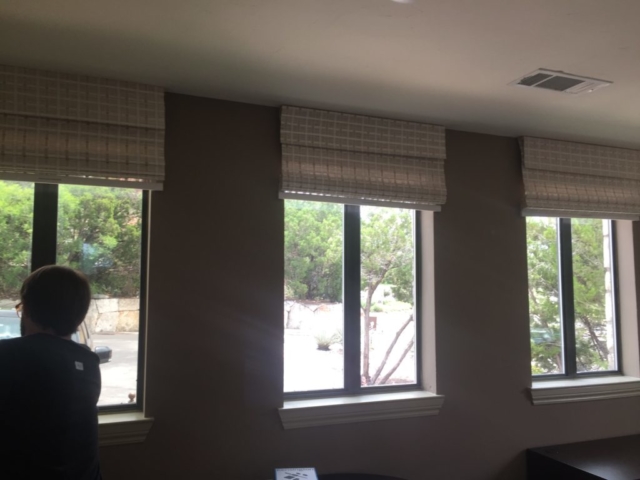 Valances for Offices at Bell Quarry Hill, Austin, Texas